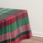 Traditioneel rood groen plaid tartan tafelkleed (Voorbeeld)