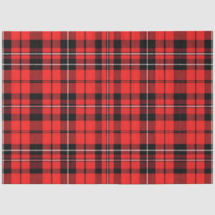 Traditioneel rood Plaid Tartan Populair Collectie Tissuepapier