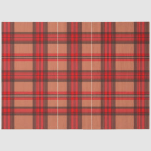 Traditioneel rood Plaid Tartan trendy Collectie Tissuepapier