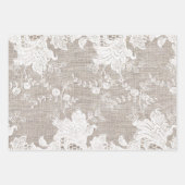 traditioneel rustisch land , gebarsten en aangebo inpakpapier vel (Voorkant 2)