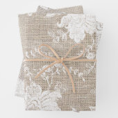 traditioneel rustisch land , gebarsten en aangebo inpakpapier vel (In situ)