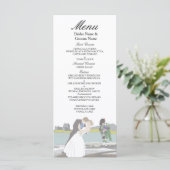 Traditioneel Schots en Keltisch Weddenschap Menu (Staand voorkant)