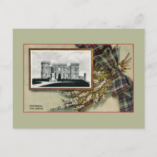 Traditioneel Schots Inverness castle Briefkaart