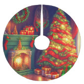 Traditioneel  stijl kerstboom rok (Voorkant)