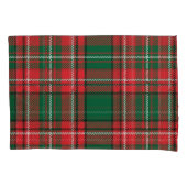 Traditioneel tartan: rood-groen geruite patroon. kussensloop (Voorkant)
