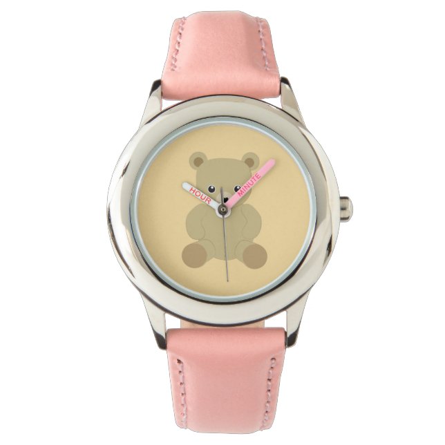 Traditioneel Teddy Bear horloge (Voorkant)