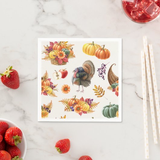 Traditioneel Thanksgiving servet (Insitu)