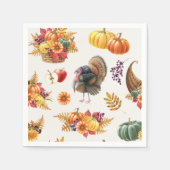 Traditioneel Thanksgiving servet (Voorkant)