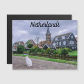 Traditioneel vissersdorp Marken in Nederland (Voorkant / Achterkant)