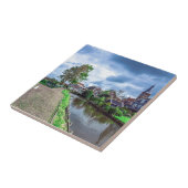 Traditioneel vissersdorp Marken, Nederland Tegeltje (Zijkant)