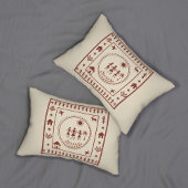 Traditioneel Warli Art Pillow Hoesje Kussensloop