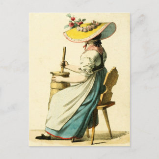 Traditioneel Zwitsers kostuum van Unterwalden Briefkaart