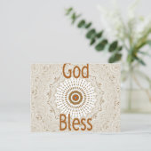 Traditionele Afrikaanse Motif Design Art Print Briefkaart (Staand voorkant)