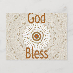 Traditionele Afrikaanse Motif Design Art Print Briefkaart