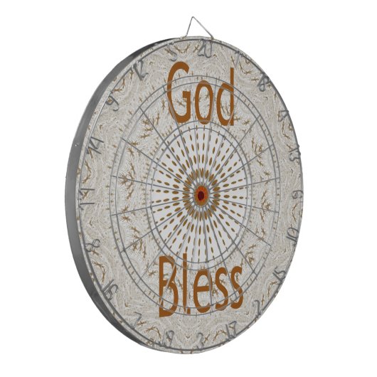 Traditionele Afrikaanse Motif Design Art Print Dartbord (Voorkant Links)