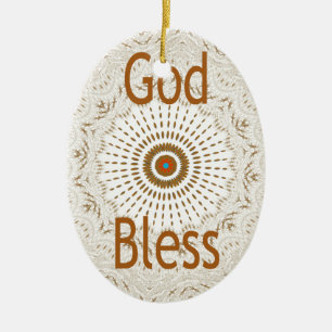 Traditionele Afrikaanse Motif Design Art Print Keramisch Ornament