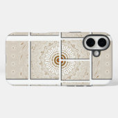 Traditionele Afrikaanse Motif Mozaïek Art Print. Case-Mate iPhone Case (Achterkant (horizontaal))