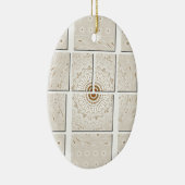 Traditionele Afrikaanse Motif Mozaïek Art Print. Keramisch Ornament (Rechts)