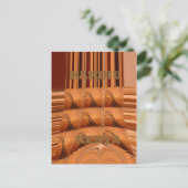 Traditionele Afrikaanse spiegel: geweven Giraffe Briefkaart (Staand voorkant)