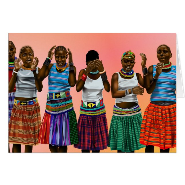 Traditionele Afrikaanse zingen (Voorkant Horizontaal)