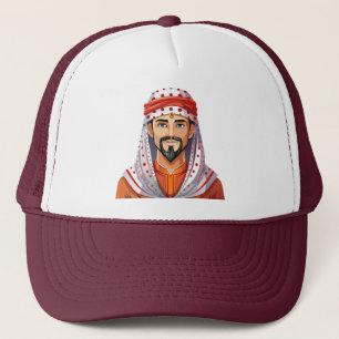 Traditionele Arabische of moslimhoed Trucker Pet