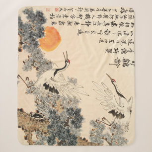 Traditionele Aziatische schilderkunst: klassieke k Sherpa Deken