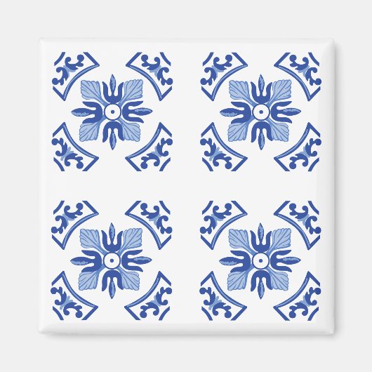 Traditionele Azulejos Magneet (Voorkant)