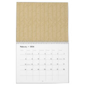 Traditionele bamboe kalender (Feb 2026)