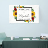 Traditionele bloemige bruidsdouche spandoek (Beurs)