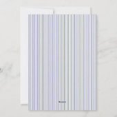 Traditionele Blue Knot kerstvakantie Kaart (Achterkant)