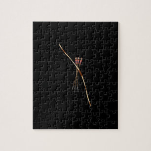 Traditionele boog en Pijl Legpuzzel