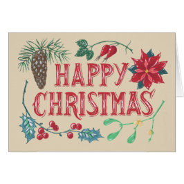 Traditionele Botanische Kerstmis