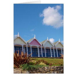 Traditionele Britse strandhuisjes