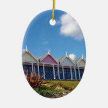 Traditionele Britse strandhuisjes