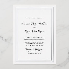 Traditionele bruiloft uitnodiging