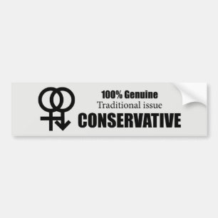 Traditionele bumpersticker