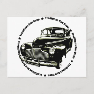 traditionele Chevy Coupe 1941 Briefkaart