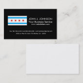 Traditionele Chicago vlag Visitekaartje (Voorkant / Achterkant)