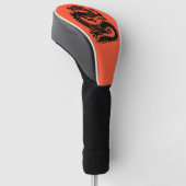 Traditionele Chinese draak Golf Head-Hoesje Golfheadcover (Schuin)