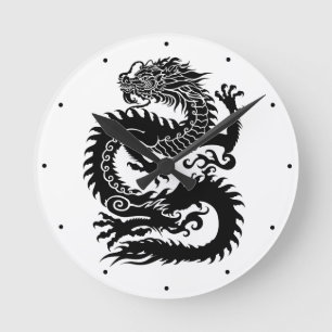 Traditionele Chinese draak Ronde Klok