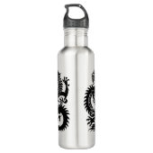 Traditionele Chinese draak Waterfles (Achterkant)