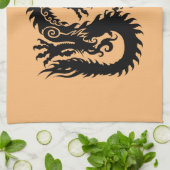 Traditionele Chinese drakenkeuken Theedoek (Gevouwen)