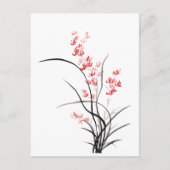 Traditionele Chinese iris - één Briefkaart (Voorkant)