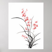 Traditionele Chinese Iris - één Poster (Voorkant)