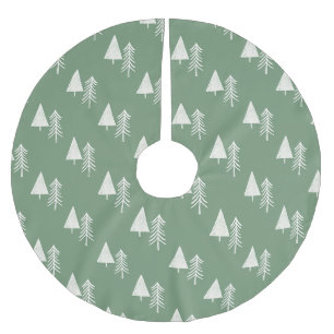 Traditionele dennenbomen groen kerstboom rok