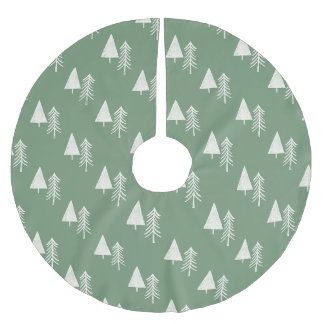 Traditionele dennenbomen groen kerstboom rok