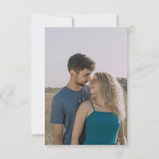 Traditionele Digitale QR Code RSVP Bruiloft (Achterkant)