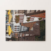 Traditionele Duitse huizen Legpuzzel (Horizontaal)