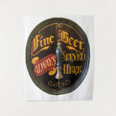 Traditionele echte paling of barbeel wandkleed (Voorkant)