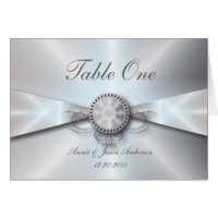 Traditionele elegante parel witte bruiloft